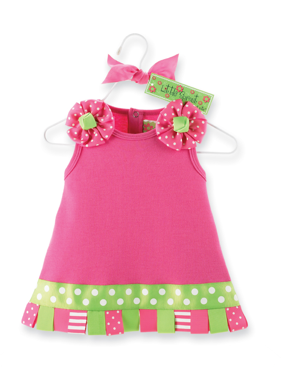 Little Sprout Ribbon Tab Dress
