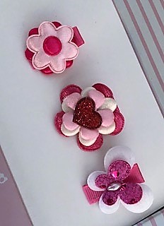 Glitter Heart - Non Slip Hair Clips