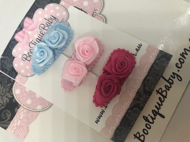 Baby Hair Clips - Spring