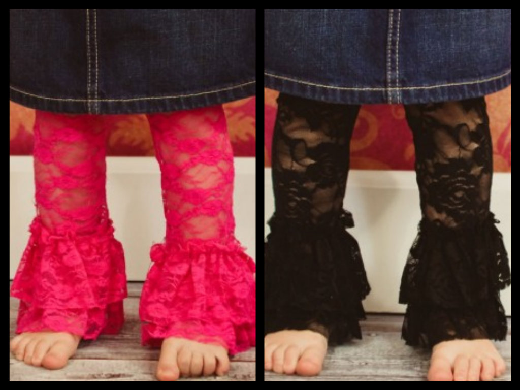 Baby Lace Ruffle Leggings