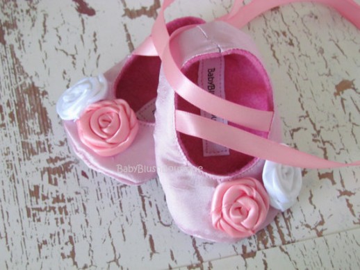 Baby Pink Ballerina Slippers